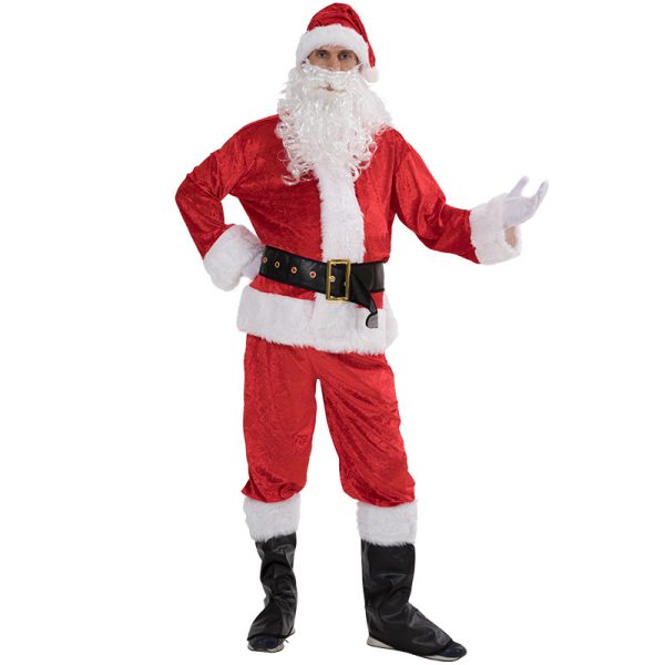 Premium Complete Santa Claus Costume Suit - Image 5