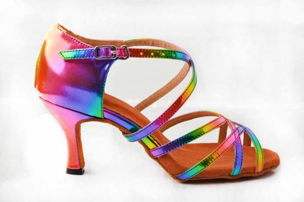 Colorful Latin Dance Shoes - Image 3