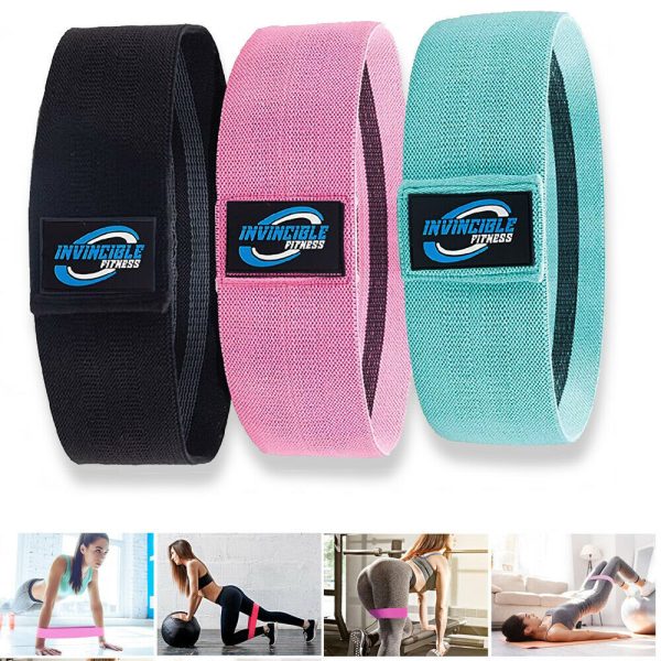 Workout Resistance Bands Loop Set Fitness Yoga Legs & Butt Workout Exercise Band - Image 10