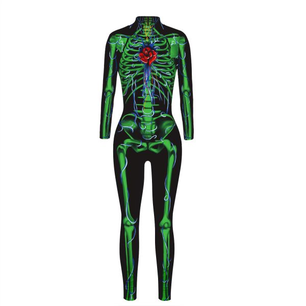 Halloween skull jumpsuit - Image 6