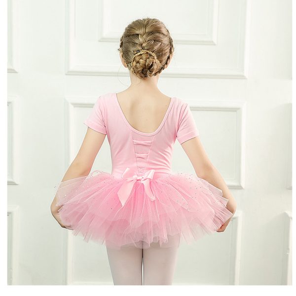 Children's Dance Clothes Summer Girls Tutu Dance Costumes - Image 5