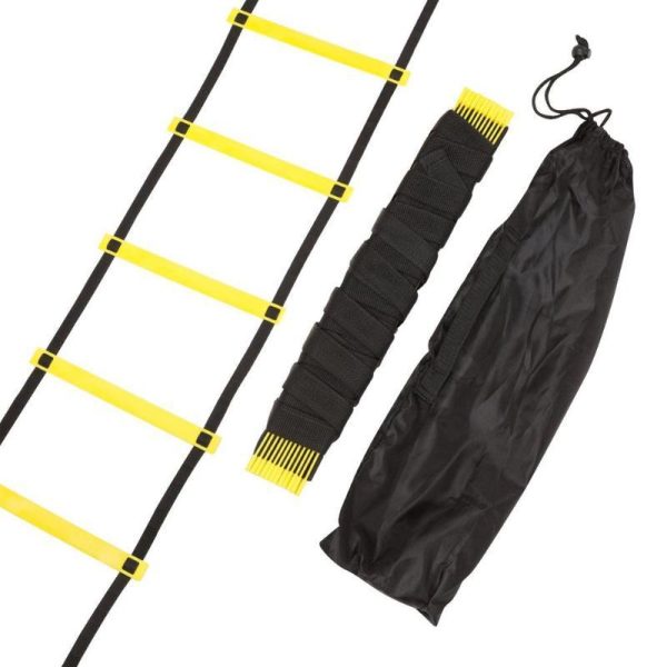 Football Soccer Agility Training Ladders Speed Scale Stairs Nylon Straps Fitness Equipment - Image 3