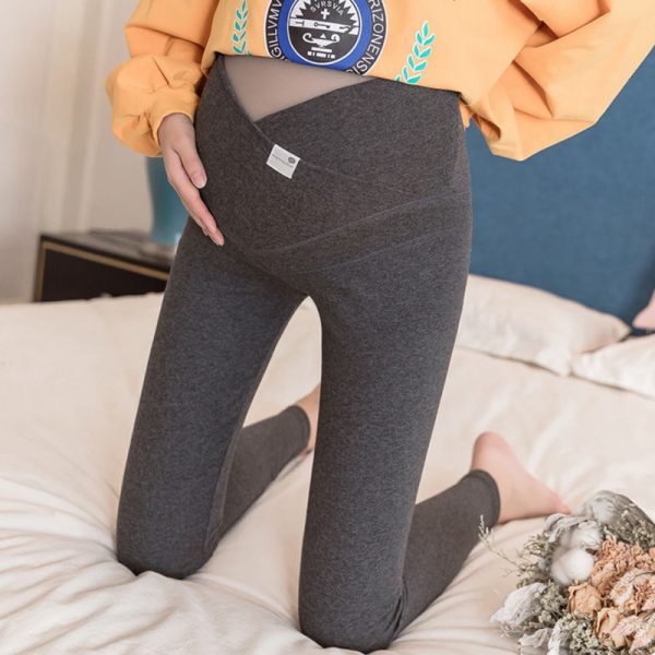 Casual Pregnant Women Low Waist Thin Leggings - Image 3