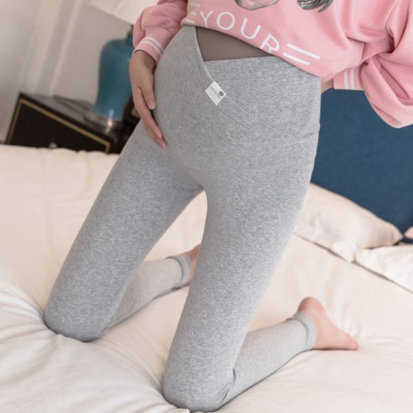 Casual Pregnant Women Low Waist Thin Leggings - Image 4