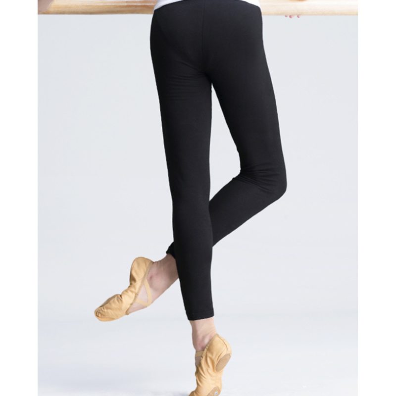 Adult Dance Pants Women’s Exercise Suit Black Slim Ballet Seven-Point Pants