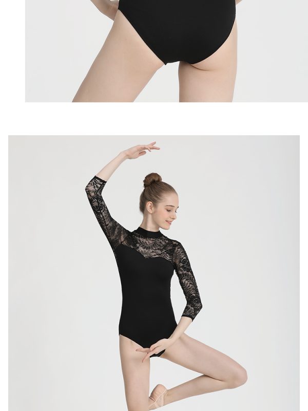 Lace Ballet Body Suit Women s All in one Aerial Yoga Suit - Image 4