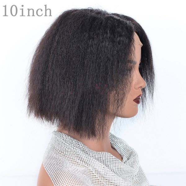 Kinky Straight Front Human Hair wigs - Image 5