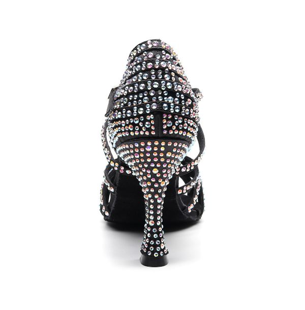 Qianjiao Dance Rhinestone Latin Dance Shoes Soft And Comfortable Women'S Dance Shoes Dancing Shoes Soft Sole - Image 3