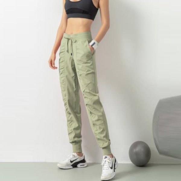 Wrinkle Slimming Fitness Sports Pants Women Loose Leggings Pants - Image 4