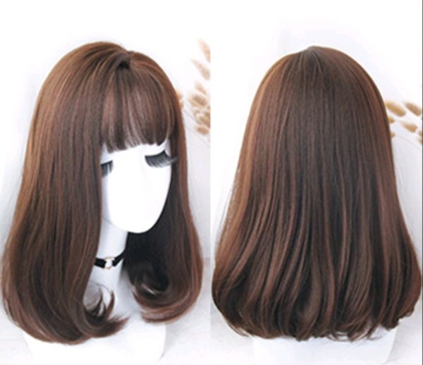 Wig female air bangs fashion chemical fiber hair wig fake hair - Image 8