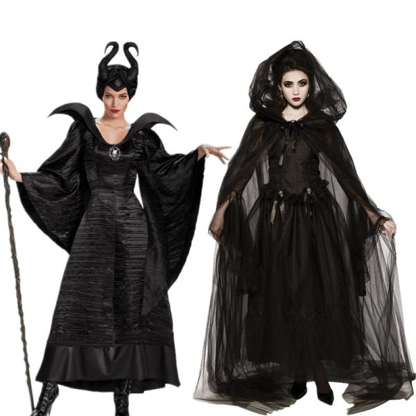 Halloween Maleficent Cosplay Costumes Horror Clothing Set