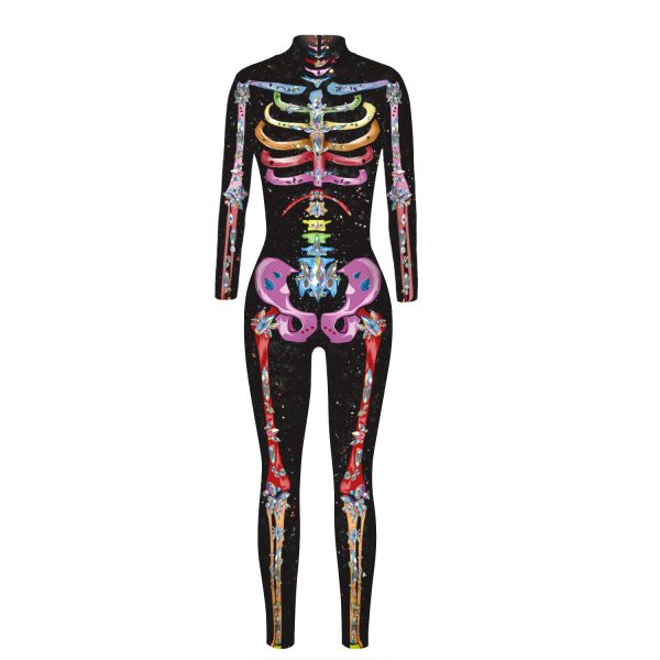 Halloween skull jumpsuit - Image 4