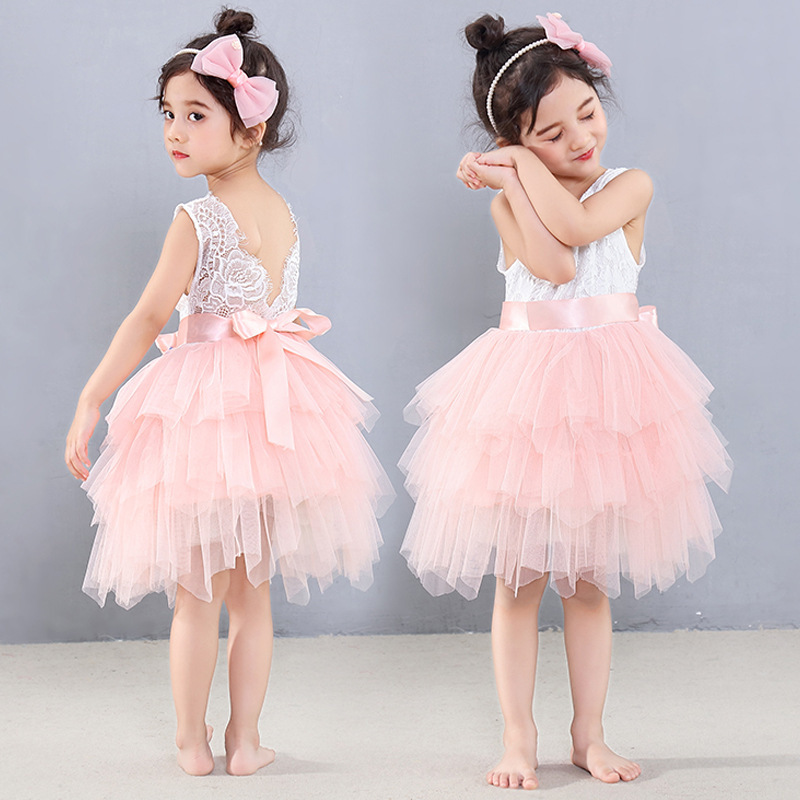 Korean version of the girl princess dress tutu skirt children’s dress Children’s Day costumes