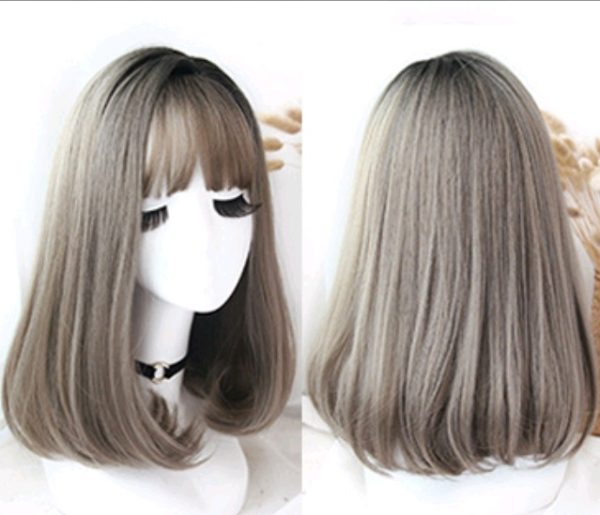 Wig female air bangs fashion chemical fiber hair wig fake hair - Image 9