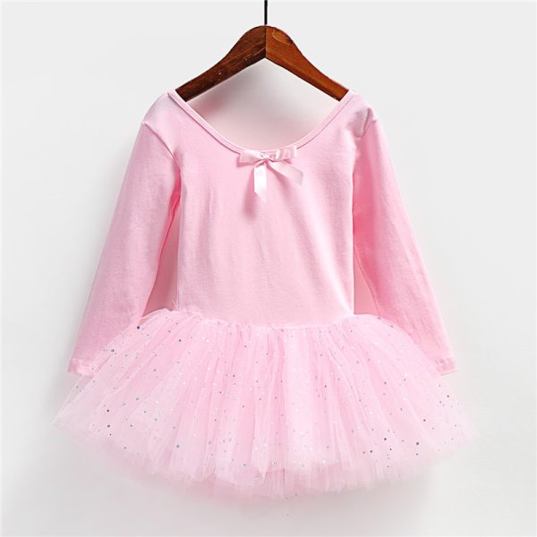 Children's Dance Clothes Summer Girls Tutu Dance Costumes - Image 4