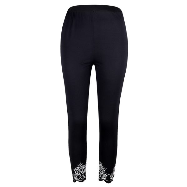 Slim Slimming Printed Cropped Trousers - Image 6