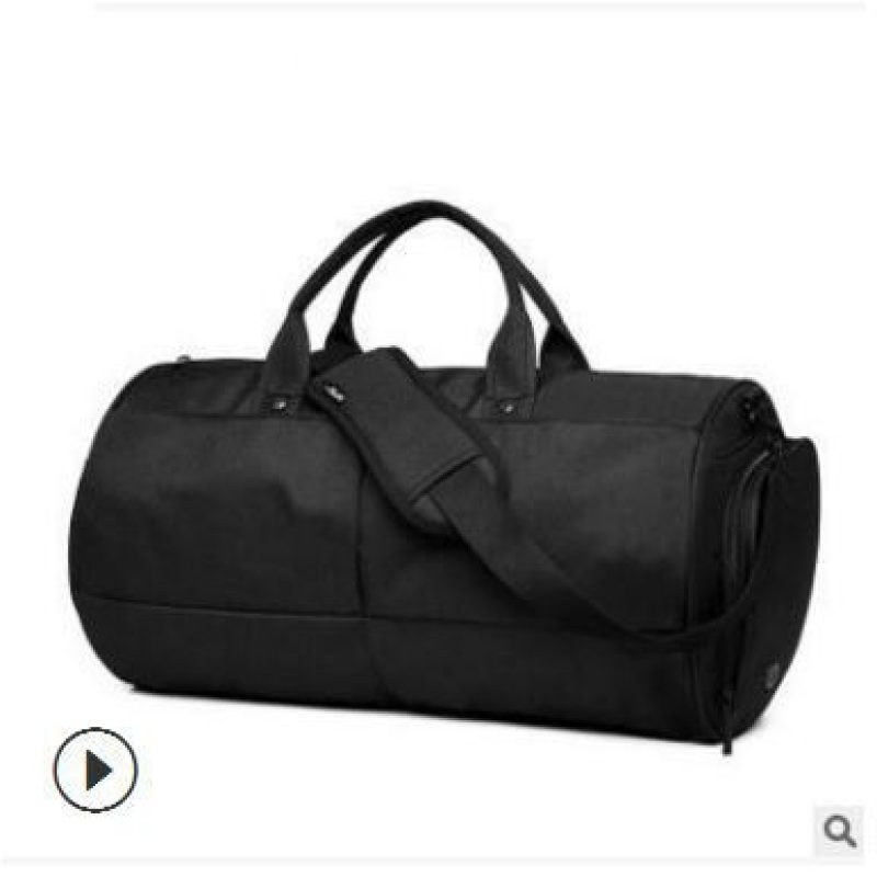 Men’s Fashion Sports Gym Bag Waterproof Canvas Portable Travel Bag Large Capacity Lightweight Training Travel Bag Cross-border