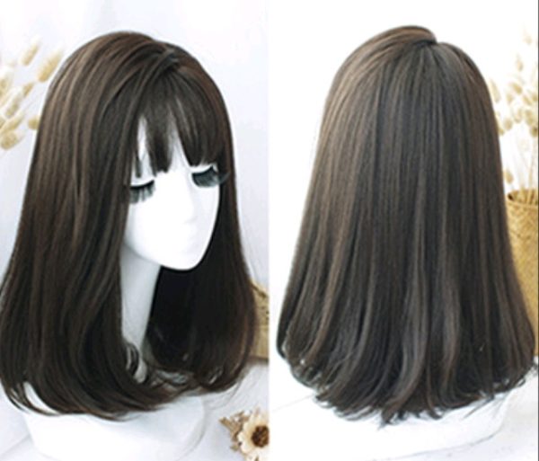 Wig female air bangs fashion chemical fiber hair wig fake hair - Image 6