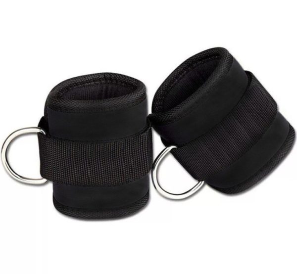 New D-ring Ankle Strap Buckle Adjustable Ankle Weights Gym Leg Ankle Cuffs Power Weight Lifting Fitness Rope 1/2PC - Image 6