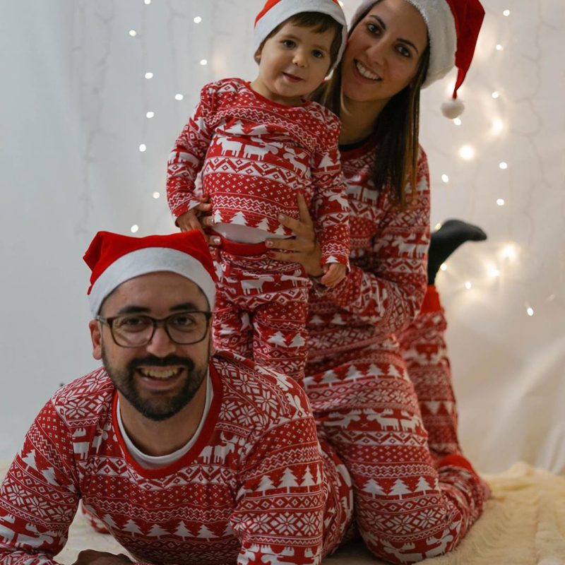 Christmas Printed Parent-child Wear