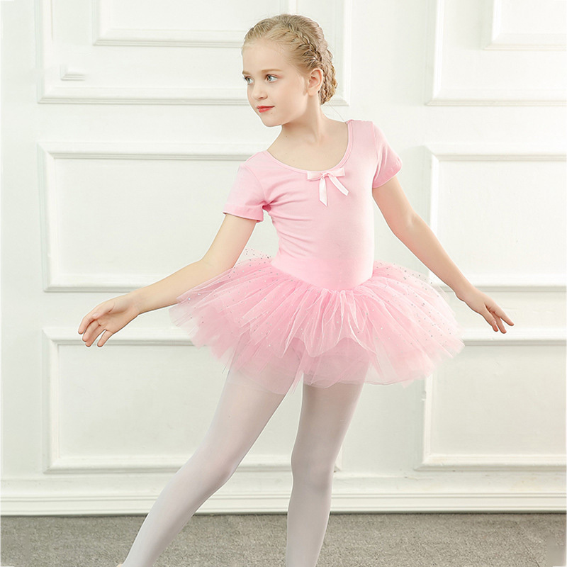 Children’s Dance Clothes Summer Girls Tutu Dance Costumes