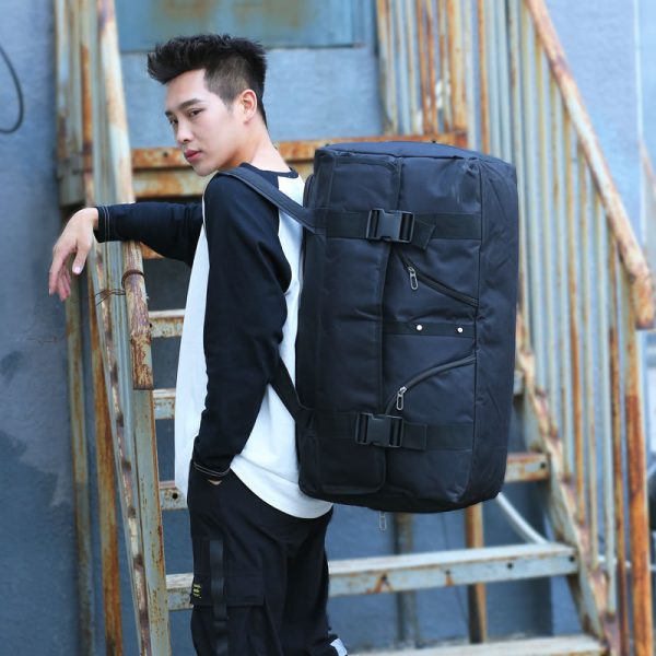 Male Student Duffel Bag Luggage Bag Checked Bag Moving Bag Travel Bag - Image 3