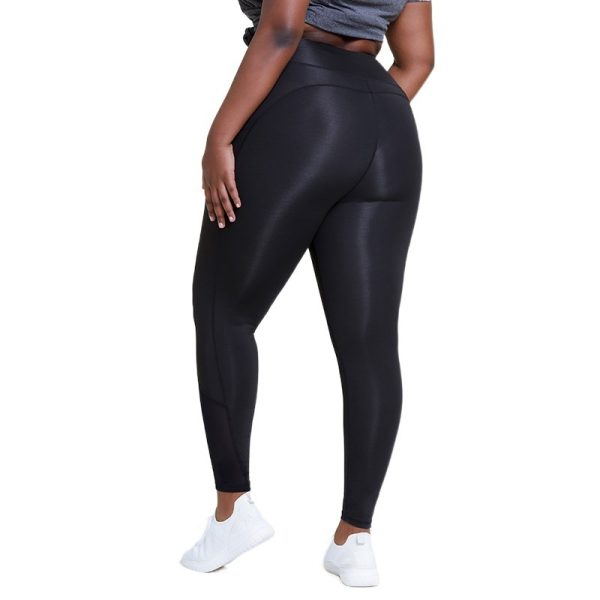 Sport Leggings for Women Fitness Push Up Elastic Solid Color Legging High Waist Plus Size Workout Gym Ankle-Length Pants - Image 4