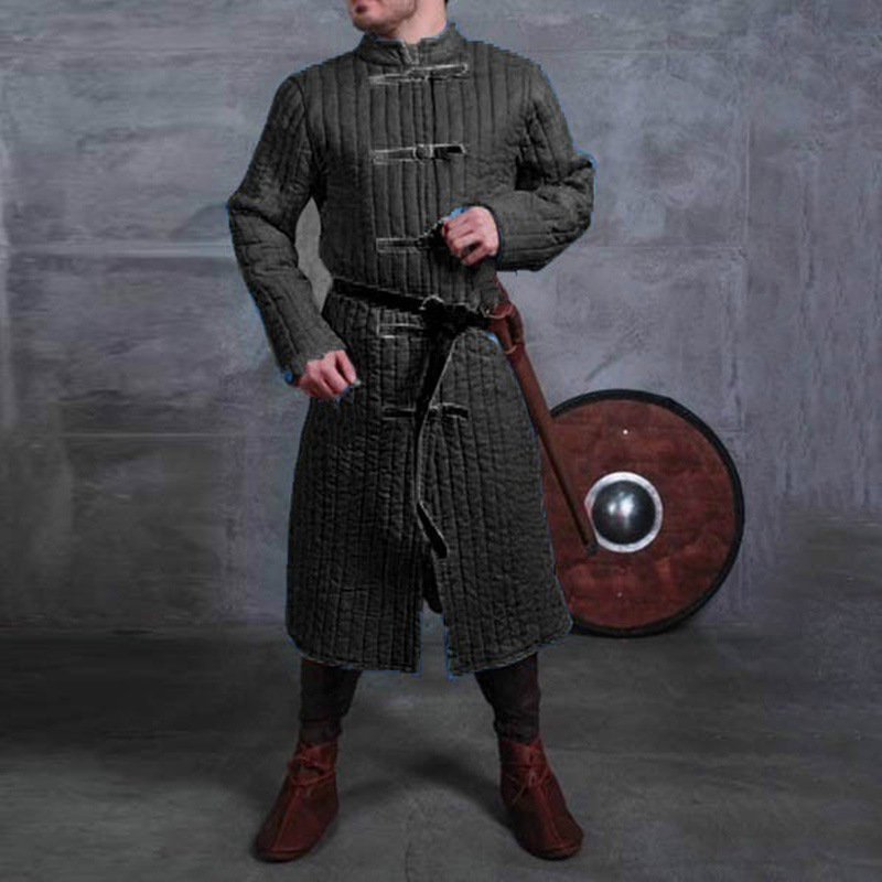 Medieval Warrior’s Thermal Protective Clothing Stage Drama Costume