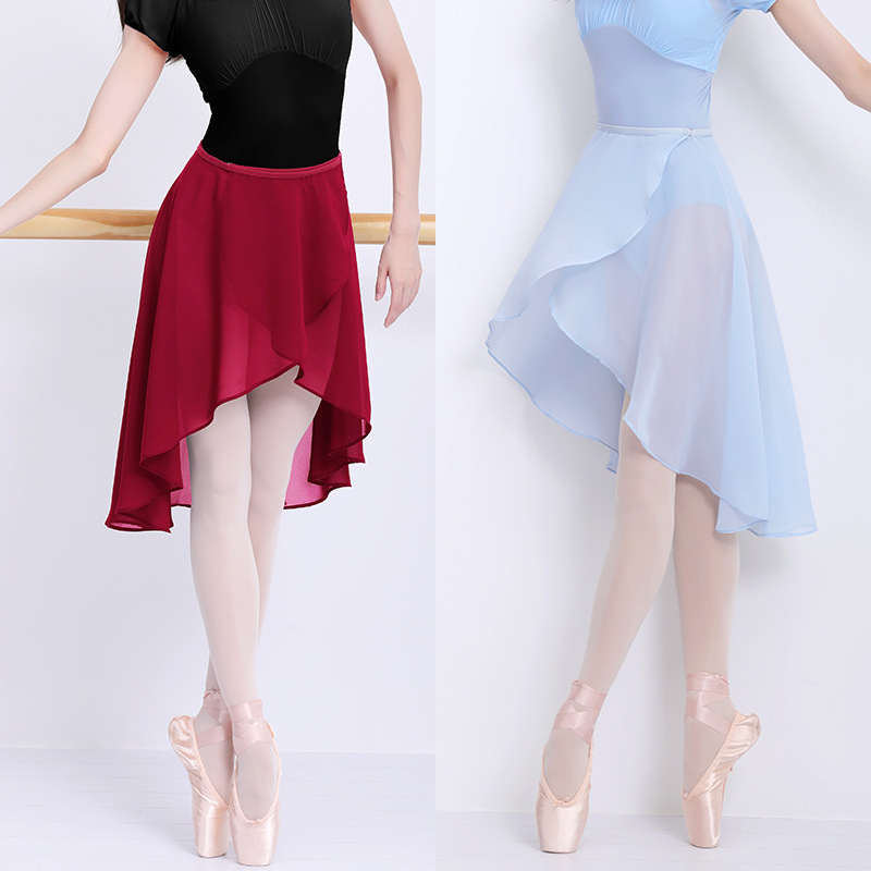 Women’s Chiffon Adjustable Dance One-piece Skirt