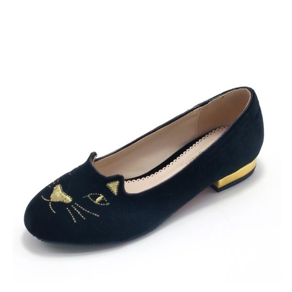 Cute Black Cat Ballet Flats - Image 3