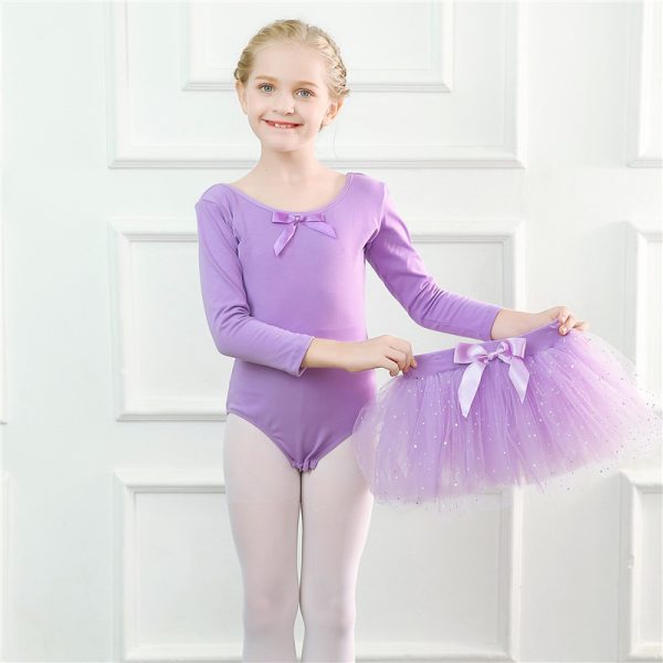 Children's Dance Clothes Summer Girls Tutu Dance Costumes - Image 2