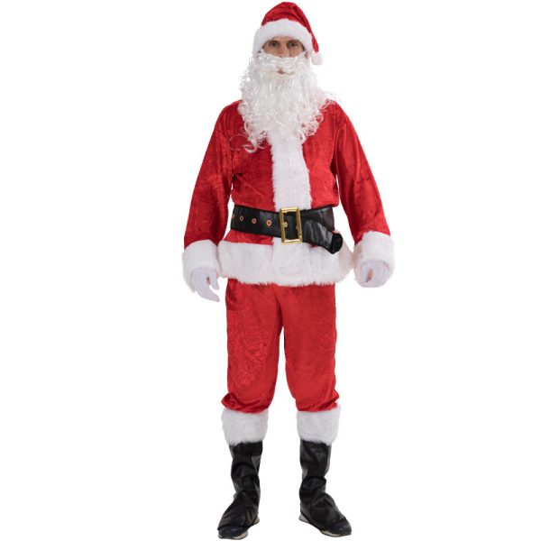 Premium Complete Santa Claus Costume Suit - Image 2