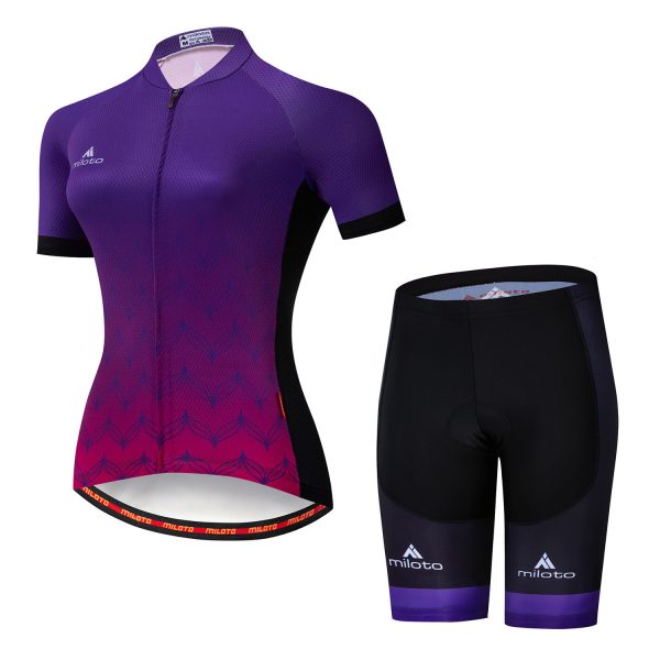 Cycling Jersey Chort-sleeved Suspender Suit - Image 3