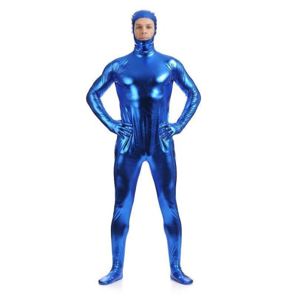 Rubberized Bodysuit Men's Full Coverage Face - Image 3