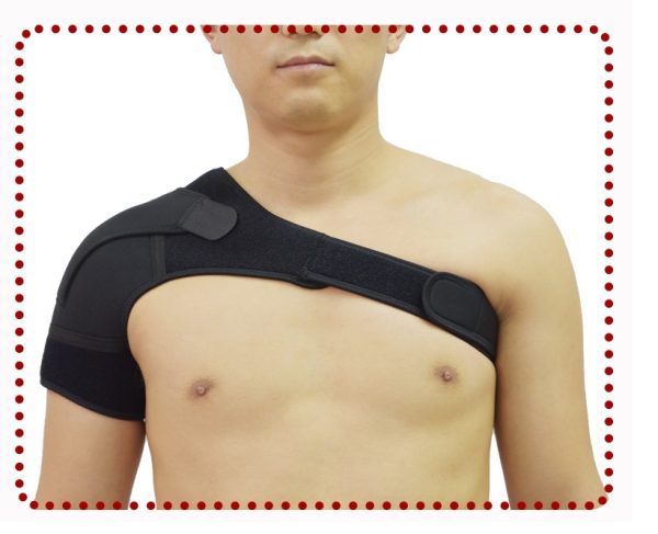 Neoprene Brace Dislocation Injury Arthritis Pain Shoulder Support - Image 4