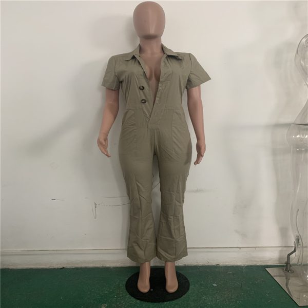 Sexy buttoned overalls - Image 2