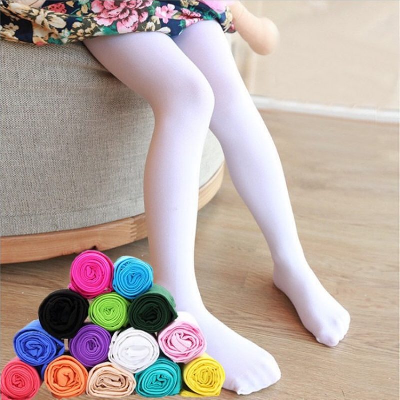 Velvet 80D thin section children’s dance socks Liuyi performance ballet girls pantyhose