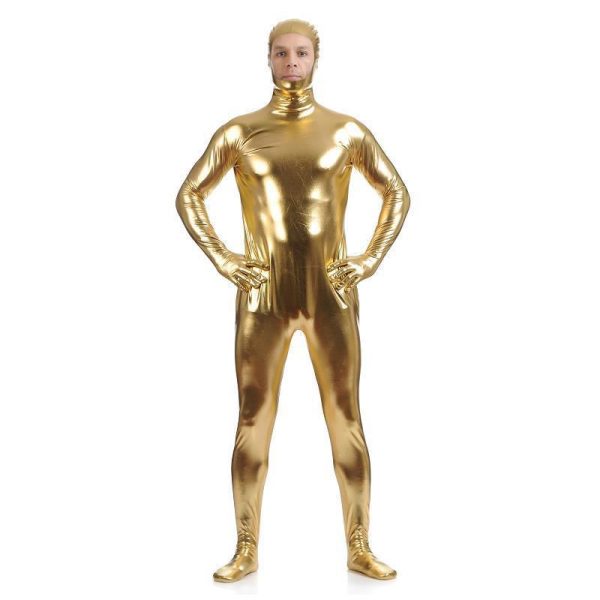 Rubberized Bodysuit Men's Full Coverage Face - Image 2