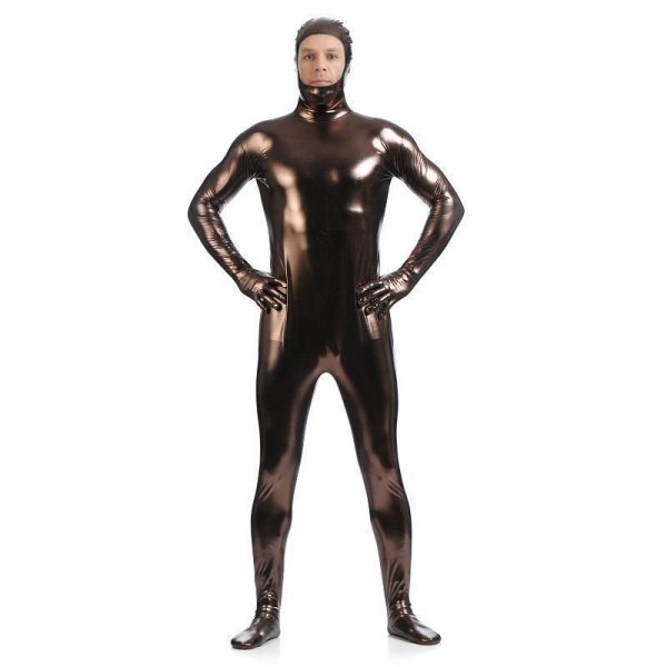 Rubberized Bodysuit Men's Full Coverage Face - Image 5