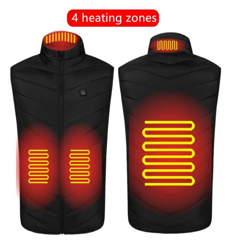 Heated Vest Washable Usb Charging Electric Winter Clothes