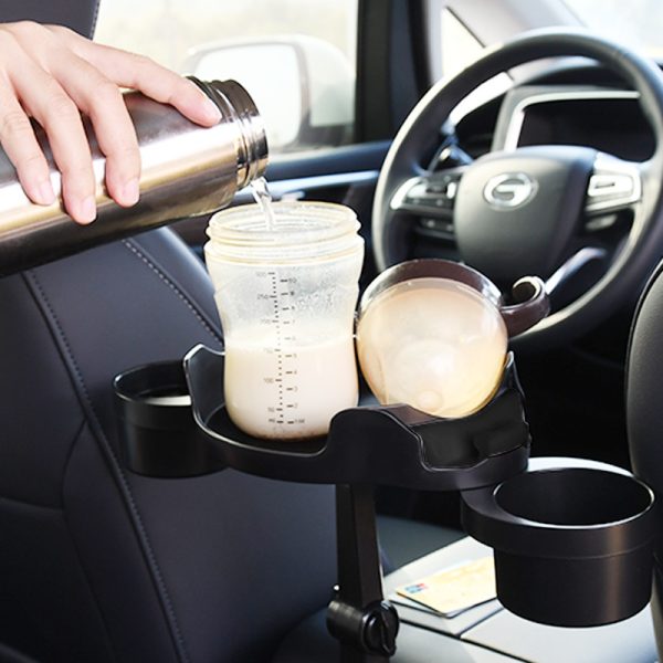 Car Small Dining Plate Dining Tray Foldable Cup Holder - Image 10