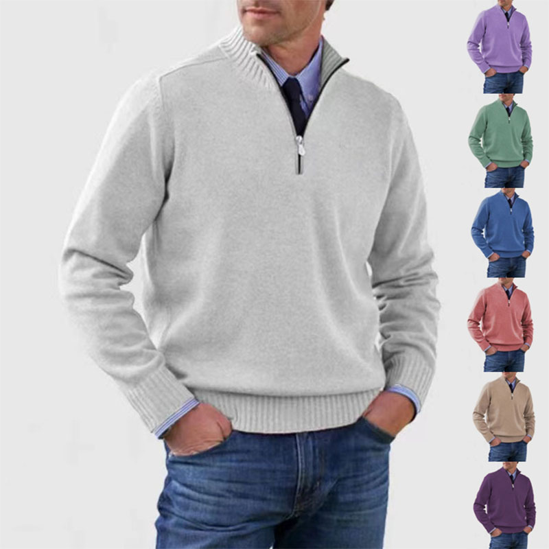 Men’s Plus Size Knitwear Zipper