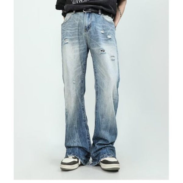 American Ripped Jeans Men And Women Casual - Image 5