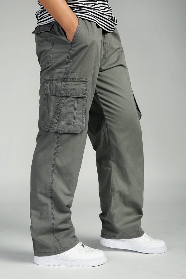 Plus Fat Plus Size Casual Pants Men's Trousers - Image 4