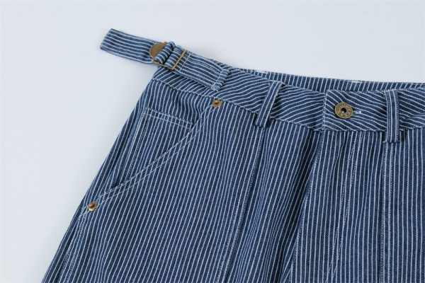 Vertical Stripes Casual Working Pants Men - Image 4