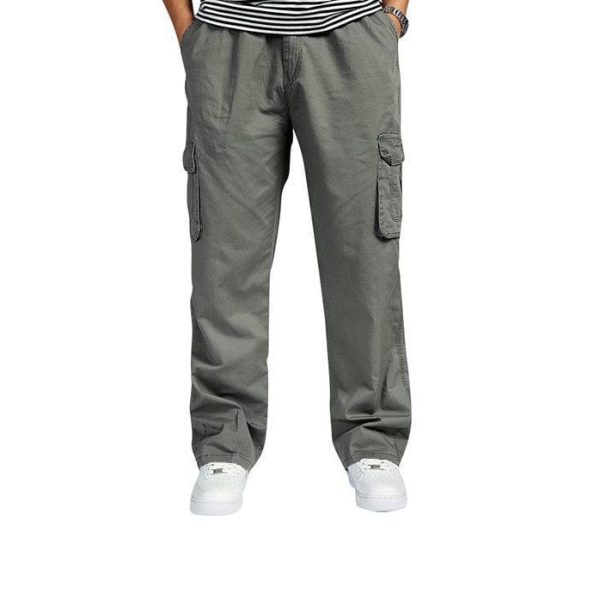 Plus Fat Plus Size Casual Pants Men's Trousers