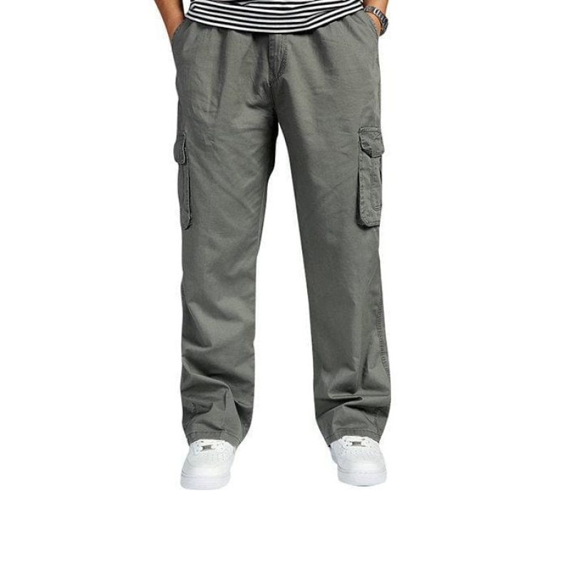 Plus Fat Plus Size Casual Pants Men’s Trousers