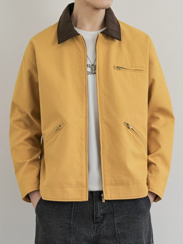 American Workwear Retro Lapel Jacket - Image 9