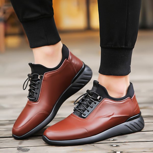 Genuine Leather Men Casual Shoes - Image 2