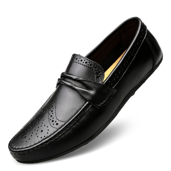 Genuine Leather Casual Men Loafers - Image 5